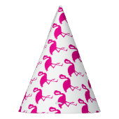 Hot Pink Flamingo Feesthoedjes (Links)