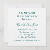 Hot Pink Flamingo Kaart (Achterkant)