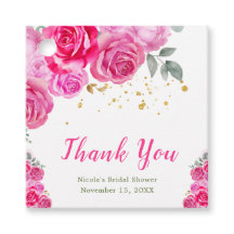 Hot Pink Floral Vrijgezellenfeest