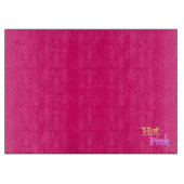 Hot Pink fuchsia glas snijplank (Voorkant)