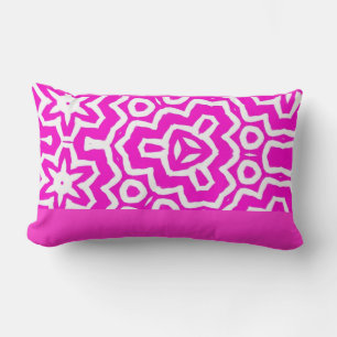 Hot Pink, Fuschia, White Zebra Kussen