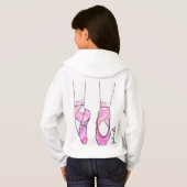 Hot Pink gepersonaliseerd ballet (Achterkant volledig)