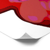 Hot Pink Gerbera Daisy Canvas Poster (Hoek)