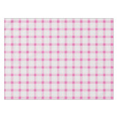 Hot Pink Gingham Check Pset Medium Tafelkleed (Voorkant (Horizontaal))
