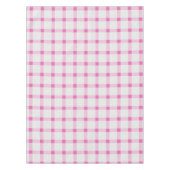 Hot Pink Gingham Check Pset Medium Tafelkleed (Voorkant)