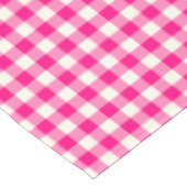 Hot Pink Gingham Cotton Tablecloth Tafelkleed (Gekanteld)