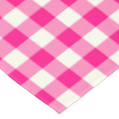 Hot Pink Gingham Patroon Tablecloth controleren Tafelkleed (Gekanteld)