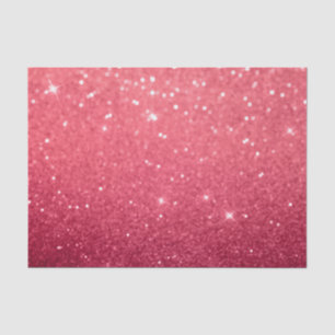 Hot Pink Girly Bokeh Twinkle Glitter Gifts Tissuepapier