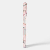 Hot Pink Glam Makeup Phone Case (Achterkant / Rechts)