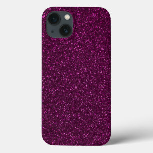 Hot Pink Glitter-effect iPhone 13 Hoesje