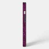 Hot Pink Glitter-effect iPhone Hoesje (Linkerkant)