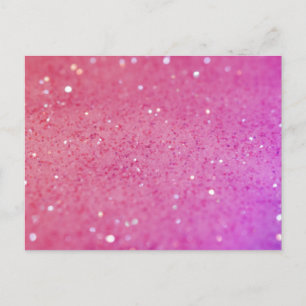 Hot Pink Glitter - Klein, spaarpjes Briefkaart