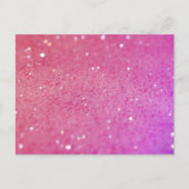 Hot Pink Glitter - Klein, spaarpjes Briefkaart (Voorkant)