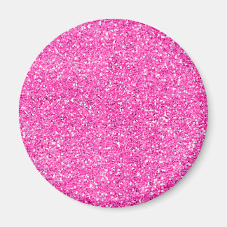 Hot Pink Glitter Magneet