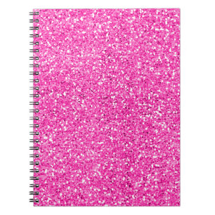 Hot Pink Glitter Notitieboek
