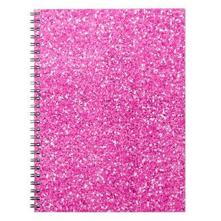 Hot Pink Glitter Notitieboek