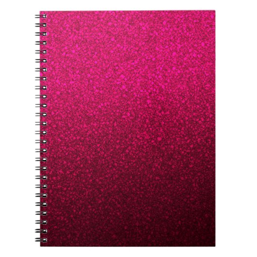 Hot Pink Glitter Notitieboek (Voorkant)
