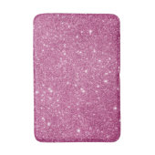 Hot Pink Glitter Sparkles Badmat (Voorkant Verticaal)