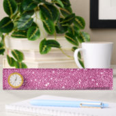 Hot Pink Glitter Sparkles Naambordje