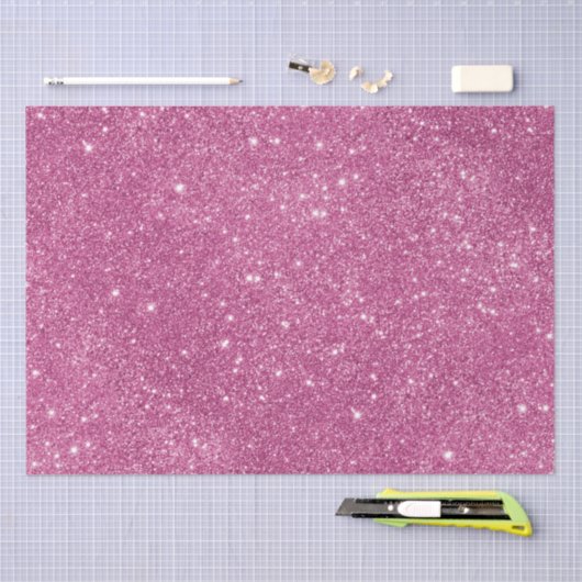Hot Pink Glitter Sparkles Tissuepapier (Craft)