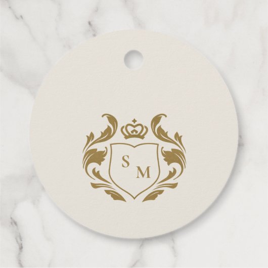  Hot Pink Gold Classy Floral Laurel Bruiloft Bedankjes Labels (Achterkant)