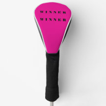 Hot Pink Golf Club Head Hoesje