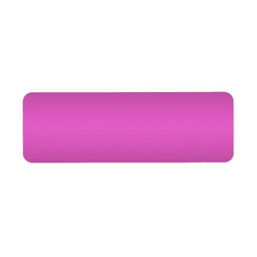 Hot Pink Gradient - Gepersonaliseerd regenbogen Sj Etiket (Voorkant)
