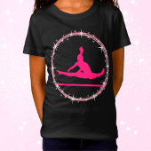 Hot Pink Gymnast Twinkle Gymnastiek T-shirt