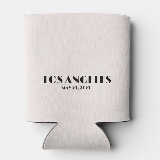 Hot Pink Hearts Bachelorette Blikjeskoeler (Achterkant)