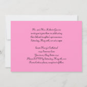 Hot Pink Heels Quinceanera 15e verjaardag Kaart (Achterkant)