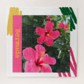 Hot Pink Hibiscus Legpuzzel (Horizontaal)