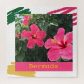 Hot Pink Hibiscus Legpuzzel (Verticaal)