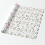 Hot Pink Holly Berry Vakantie Cadeaupapier<br><div class="desc">Ervaar de betoverende charme van de winter met onze Hot Pink Holly Berry Holiday Wrapping Paper. Dit exclusieve papier bevat kunstzinnige illustraties van warm roze en groen vakantiegebladerte, waaronder eucalyptustakken en hulstbessen, naadloos gerangschikt op een helder wit decor. Verhoog uw cadeau-geven spel met dit elegante en feestelijke inpakpapier dat uw...</div>