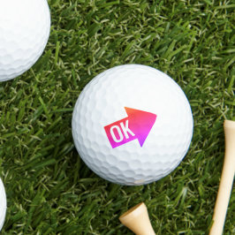 Hot Pink Impact Arrow ゴルフボール Golfballen