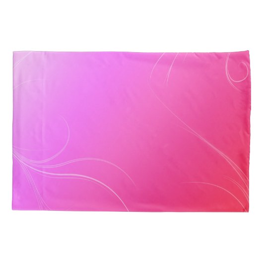 Hot pink kussensloop (Achterkant-Links)