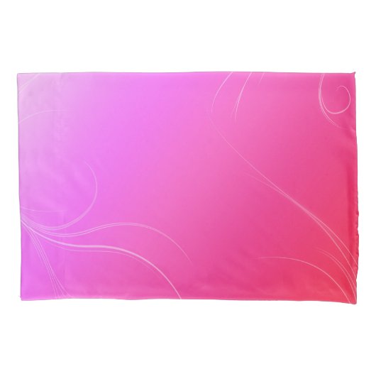 Hot pink kussensloop (Voorkant-Links)