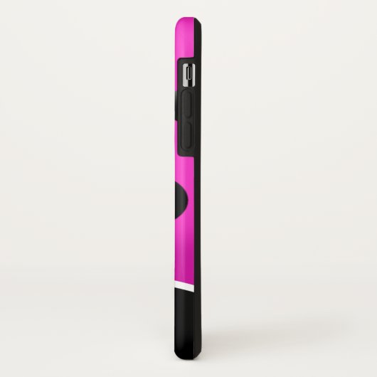 Hot Pink Ladybug Gepersonaliseerd Hoesje (Achterkant/links)