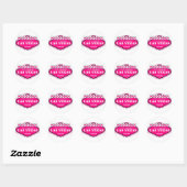 HOT Pink Las Vegas Logo Sticker (Vel)