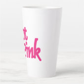 Hot Pink latte mok (Voorkant)