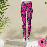 Hot Pink Leopard Animal Print Leggings<br><div class="desc">Hot Pink Animal luipaard print Leggings zijn een gedurfde en modieuze keuze met een levendige groene achtergrond en een ingewikkeld luipaard print patroon. De unieke combinatie van de opvallende Shocking Pink kleur en de klassieke luipaardprint creëer is een boeiende versmelting van moderne en animalistische esthetiek. Deze leggings zijn veelzijdig, geschikt...</div>