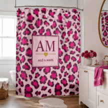 Hot Pink Leopard Print Blush  Glam Animal Print