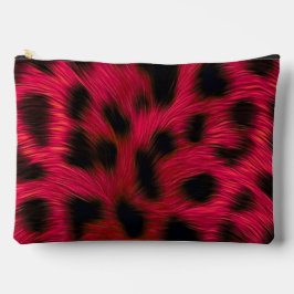 Hot Pink Leopard Print Faux  Etui