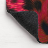 Hot Pink Leopard Print Faux  Muismat (Hoek)