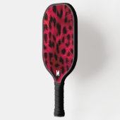Hot Pink Leopard Print Faux Pickleball Paddle (Links)
