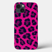 Hot Pink Leopard Print iPad Mini Case (Achterkant)