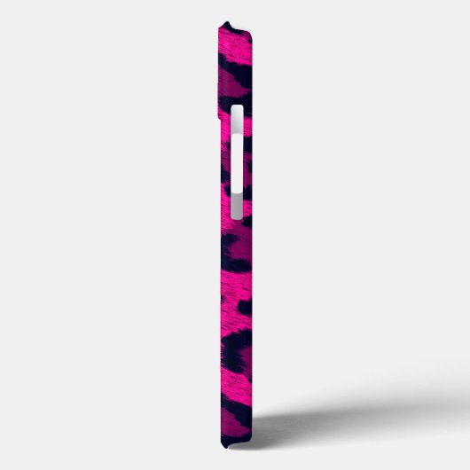Hot Pink Leopard Print iPad Mini Case (Achterkant / Links)
