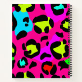 Hot Pink Leopee Notitieboek (Achterkant)