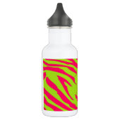Hot Pink Limoen Zebra Print 32 oz. Waterfles (Links)