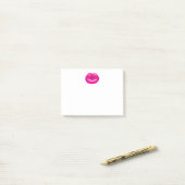 Hot Pink Lips Glamoureus Illustratie Post-it® Notes (Op bureau)