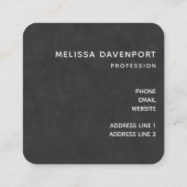 Hot Pink Lips Glamoureus Illustratie Vierkante Visitekaartje (Achterkant)